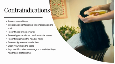 4 Contraindications -  Head massage ppt
