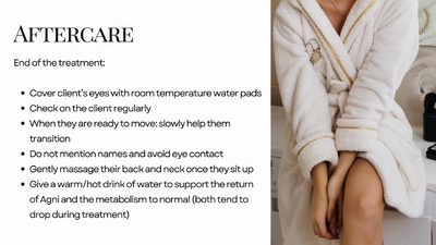 8 Aftercare - client care