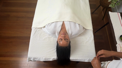 7 Laying position Head routine - Routine - Head Massage - Shiroabhyanga