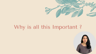 12 Why is it Important - Overview of Ayurveda - online training 