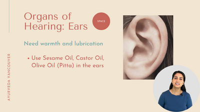 3 Ears - Overview of Ayurveda - online training 
