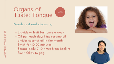 5 Tongue - Overview of Ayurveda - online training 