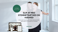 21 dages forløbet Slip af med stemmetræthed og hæshed