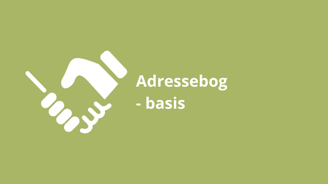 Adressebog - basis