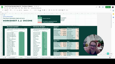 Client Pricing Calculator (beta 2.0) - Worksheet 2 - Money