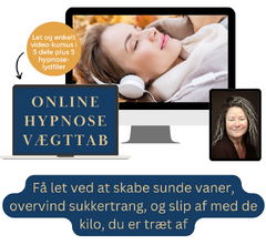 online vægttab hypnose landingpage