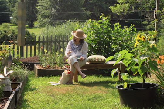 Corina in Garden