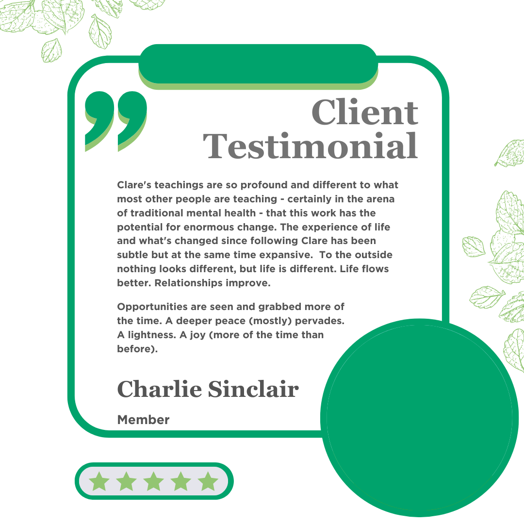 Charlie Sinclair  - Testimonials