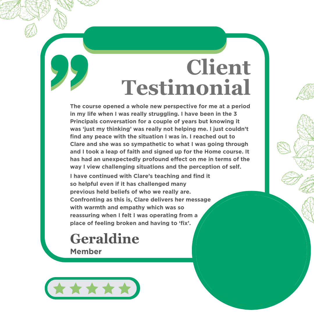 Geraldine  - Testimonials