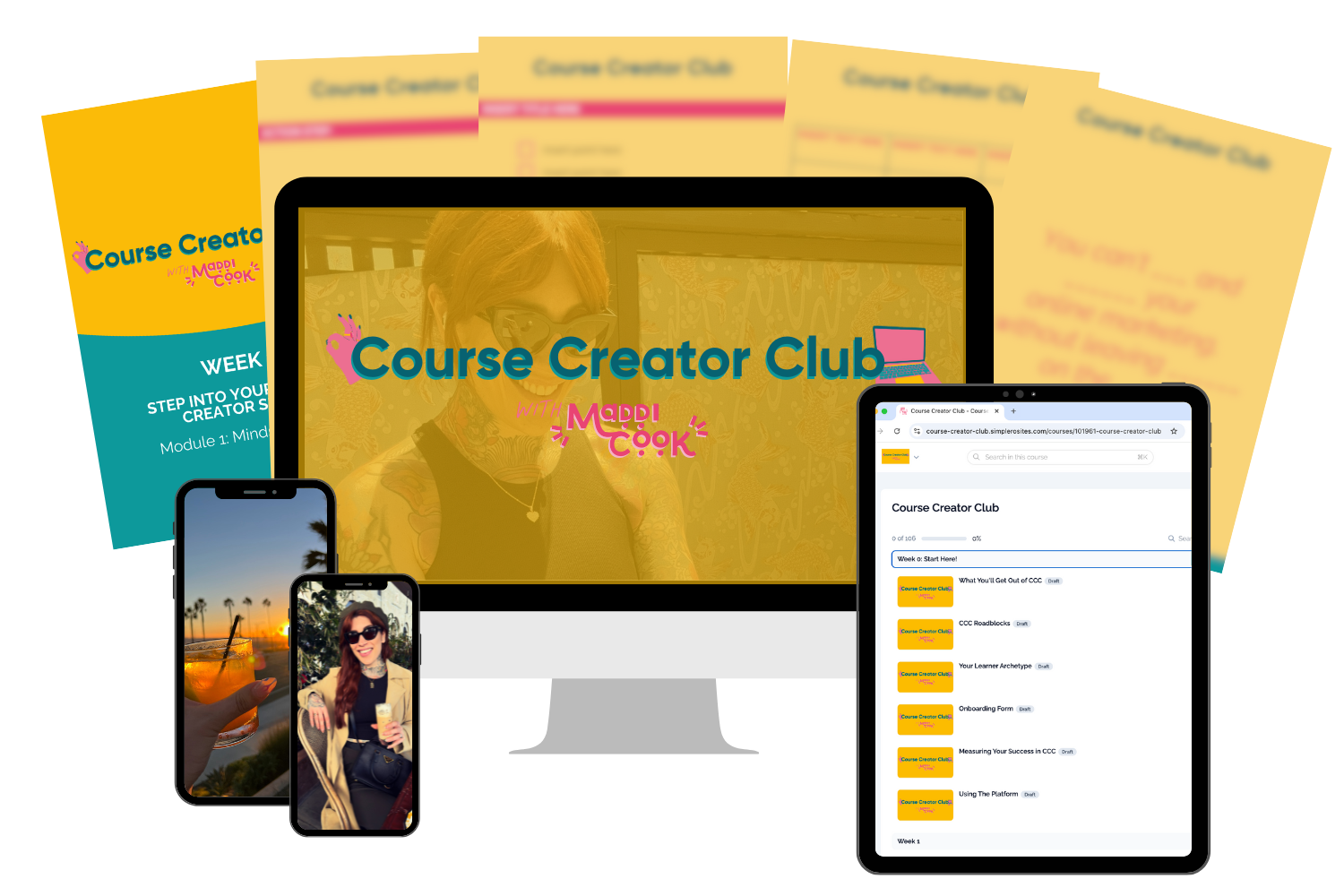 Course Creator Club Mock Up