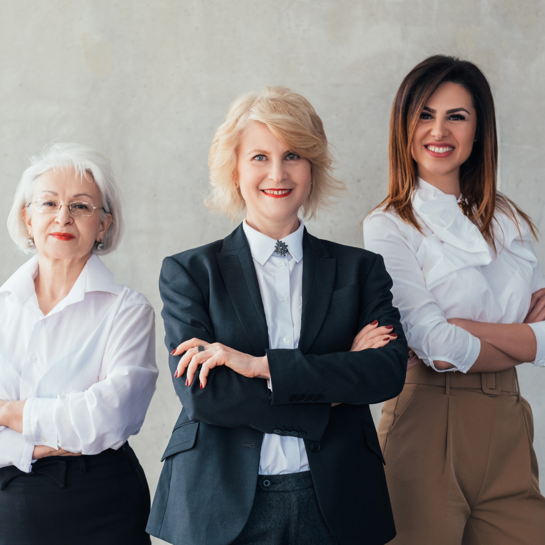 Happy Ladies Sq - Transparent Background