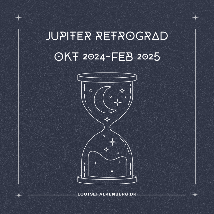 Dark Blue Hand Drawn Astrology Hourglass Instagram Post