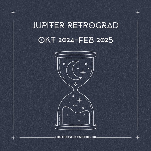 Dark Blue Hand Drawn Astrology Hourglass Instagram Post