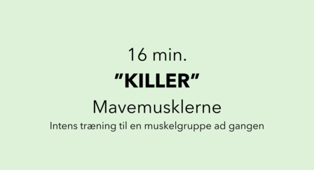 killer mavemuskler 16 min