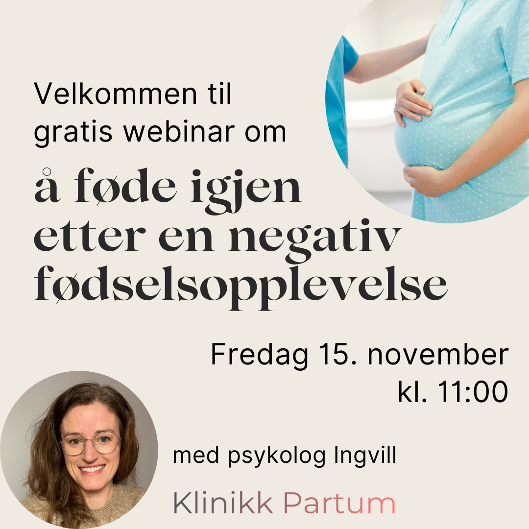 Annonse webinar føde igjen 15. november