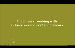 How to work with influencers and content creators