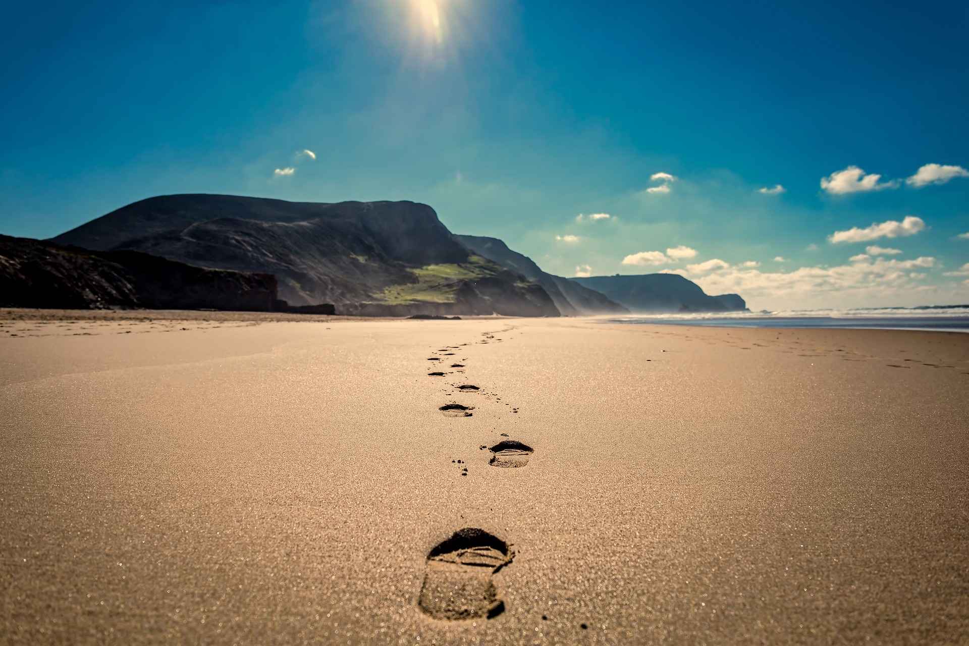 footsteps-beach