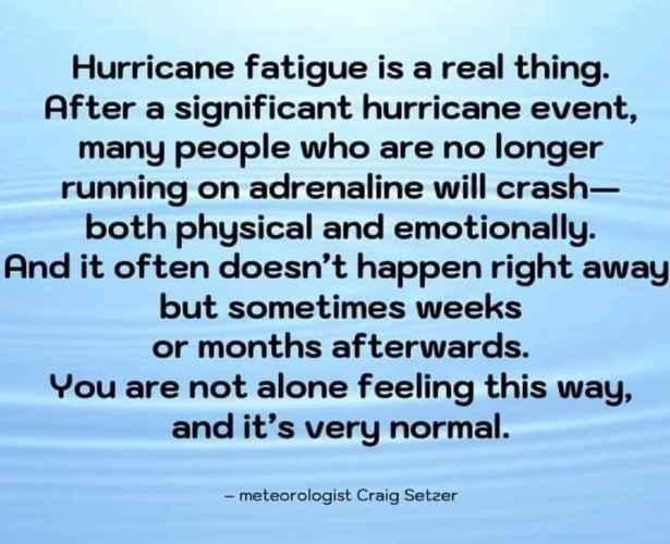 hurricane fatigue