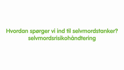 selvmordsrisikohåndt. 3