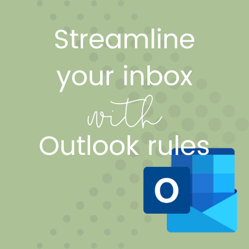 BLOG - Streamline Outlook Rules