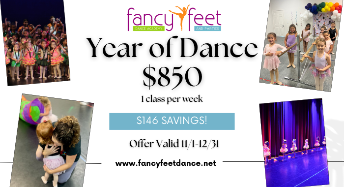 Year of Dance $850 1 class per week