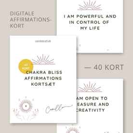 Digitale affirmations kort sæt til Canva 