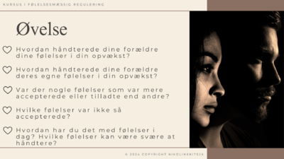 regulering øvelse 1 opvækst og vilkår