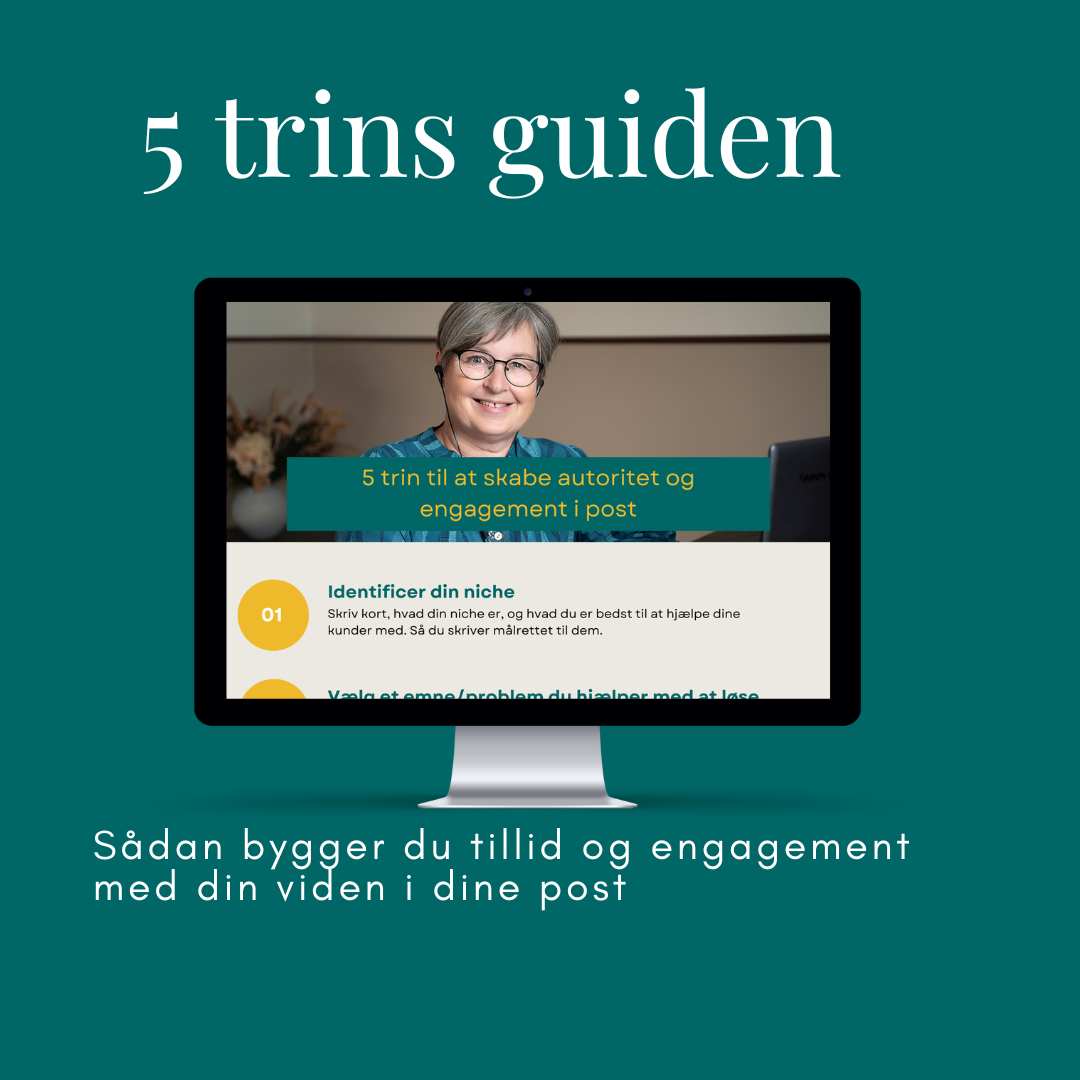 5 trin til autoritet og engagement i post - Simplero