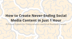 How to Create Never-Ending Social Media Content in Just 1 Hour