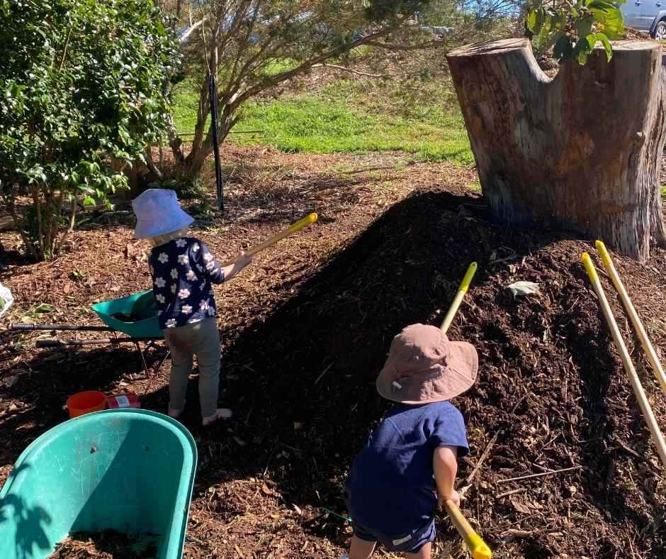 mulching the fairy tree