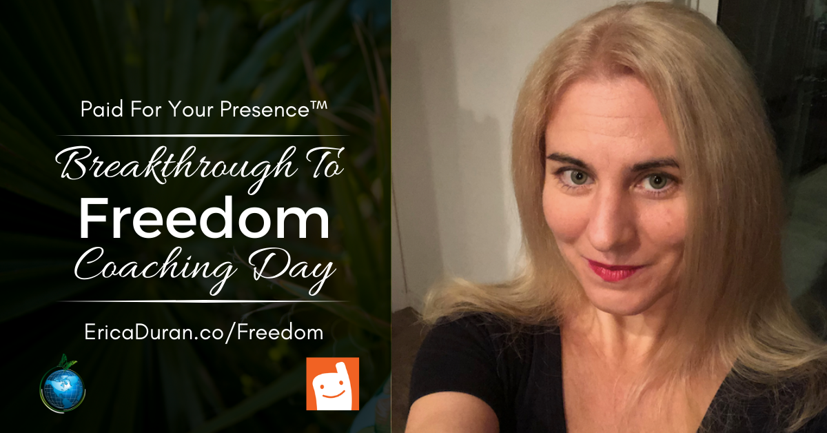 Breakthrough To Freedom Coaching Day | Simplero Meta Images with Voxer | (1200 x 628 px) with Erica Duran 