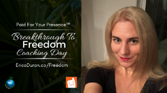 Breakthrough To Freedom Coaching Day with Voxer Logo Courses  Simplero Product Catalog Images | Erica Duran (800 x 450 px)