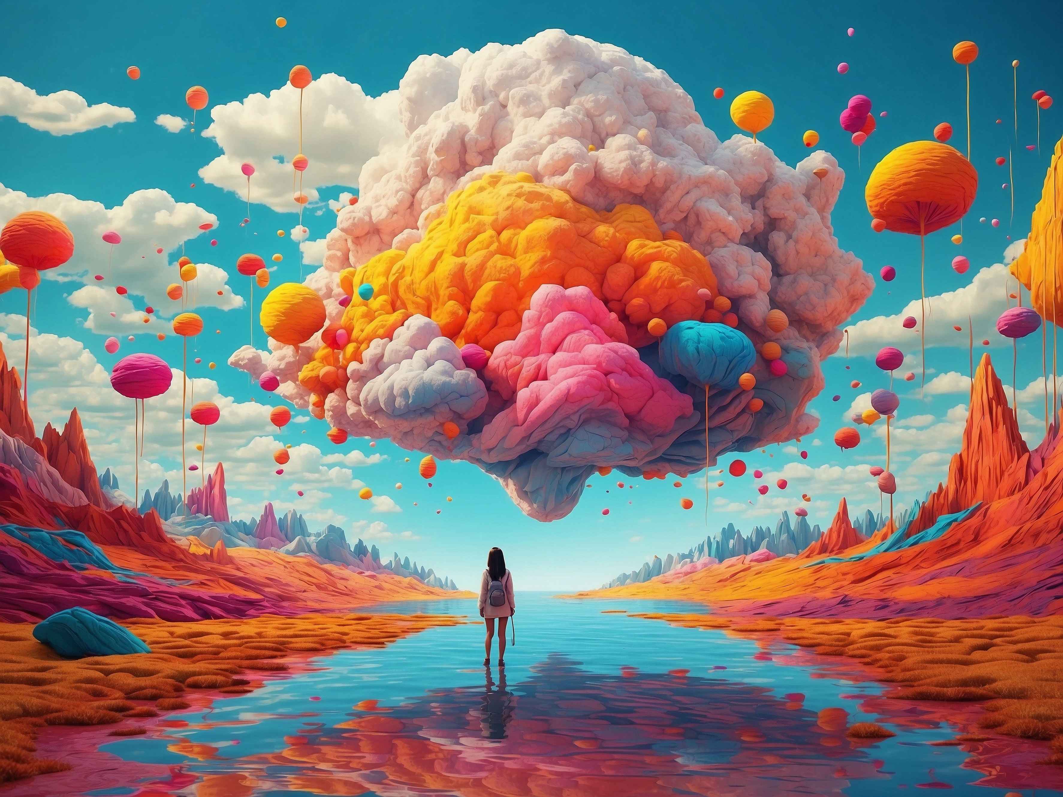 colorful creative clouds