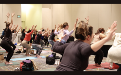 LA yoga practice