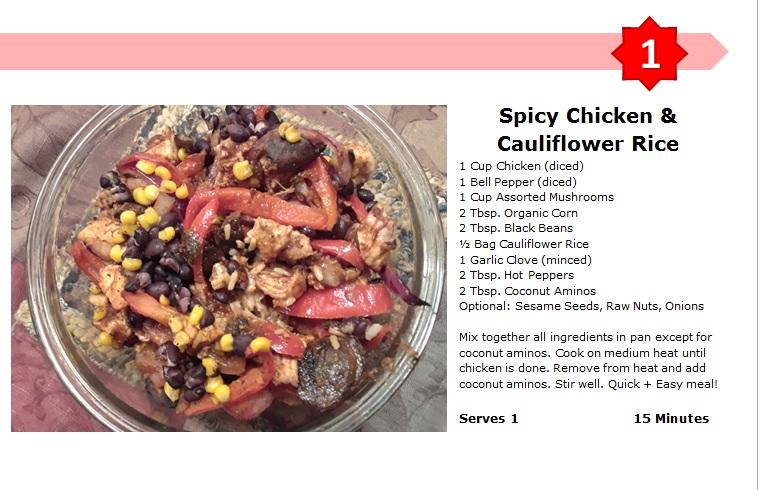 SpicyChickenCauliflowerRice