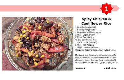 SpicyChickenCauliflowerRice