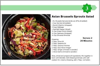 Asian Brussels Sprouts Salad