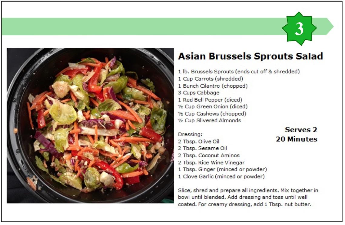 Asian Brussels Sprouts Salad