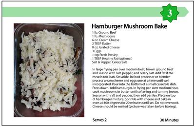 Hamburger Mushroom Bake