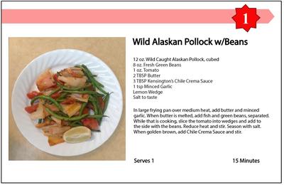 Wild Alaskan Pollock with Beans