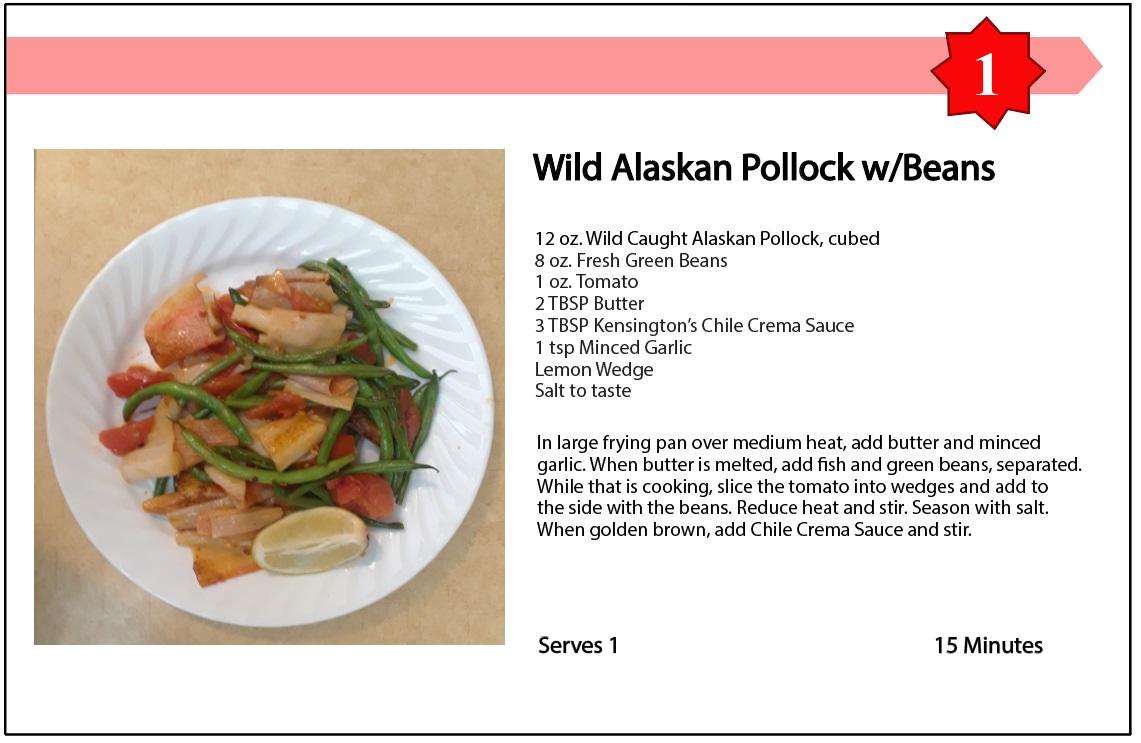 Wild Alaskan Pollock with Beans