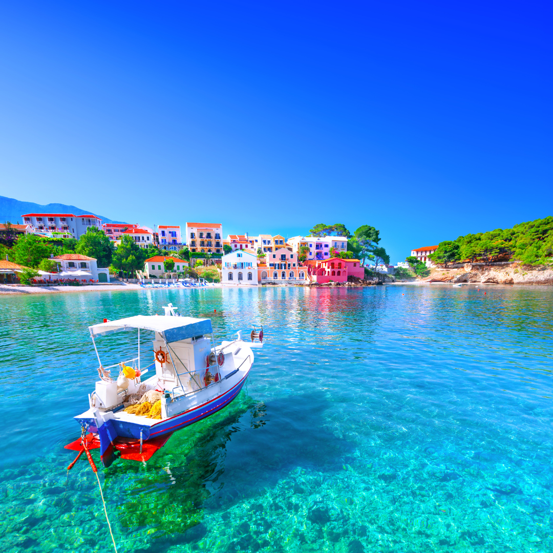 Boat in Assos Greece