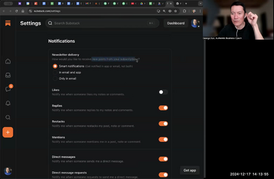 Notifications on Substack