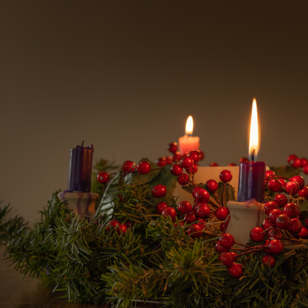 seasonal grief holy and candles