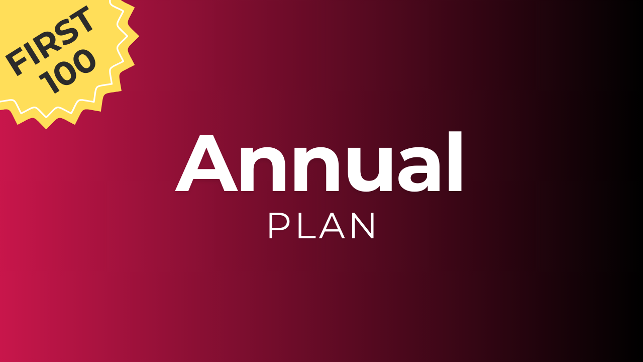 Plan - Annual Dark - First 100