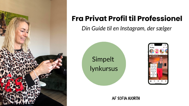 Fra Profil til Professionel – Skab en Instagram, der sælger (Præsentation)