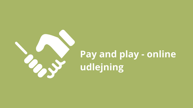 Modul 13 - Pay and play - online udlejning