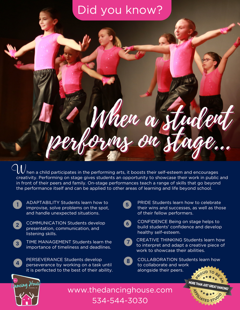 MTJGD Benefits of Performing on Stage