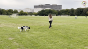 8. Louise with Noora - Freedom in Fælledparken - really nice to see the development - Captions