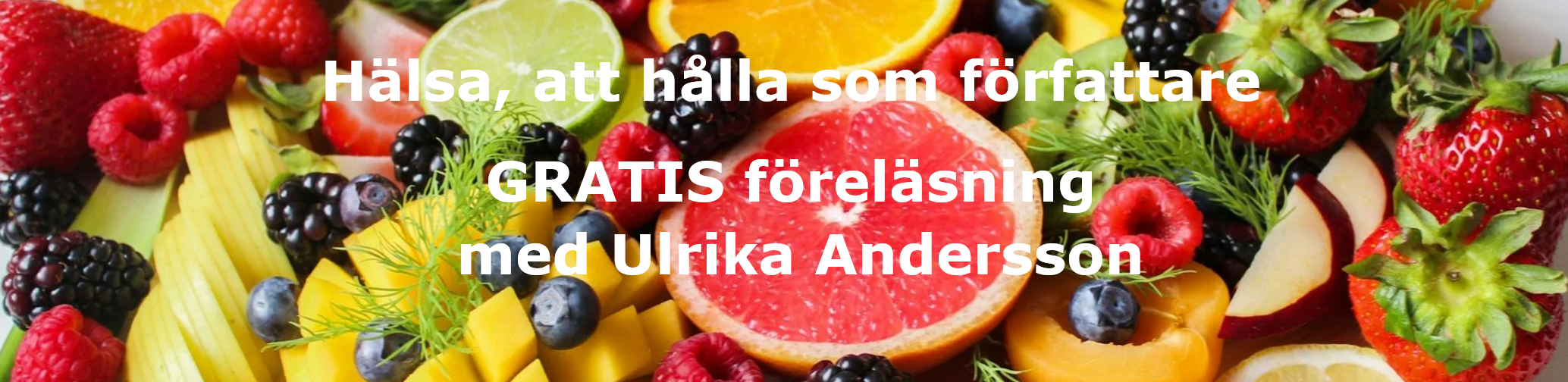 Urlika Andersson att hålla som författare 5